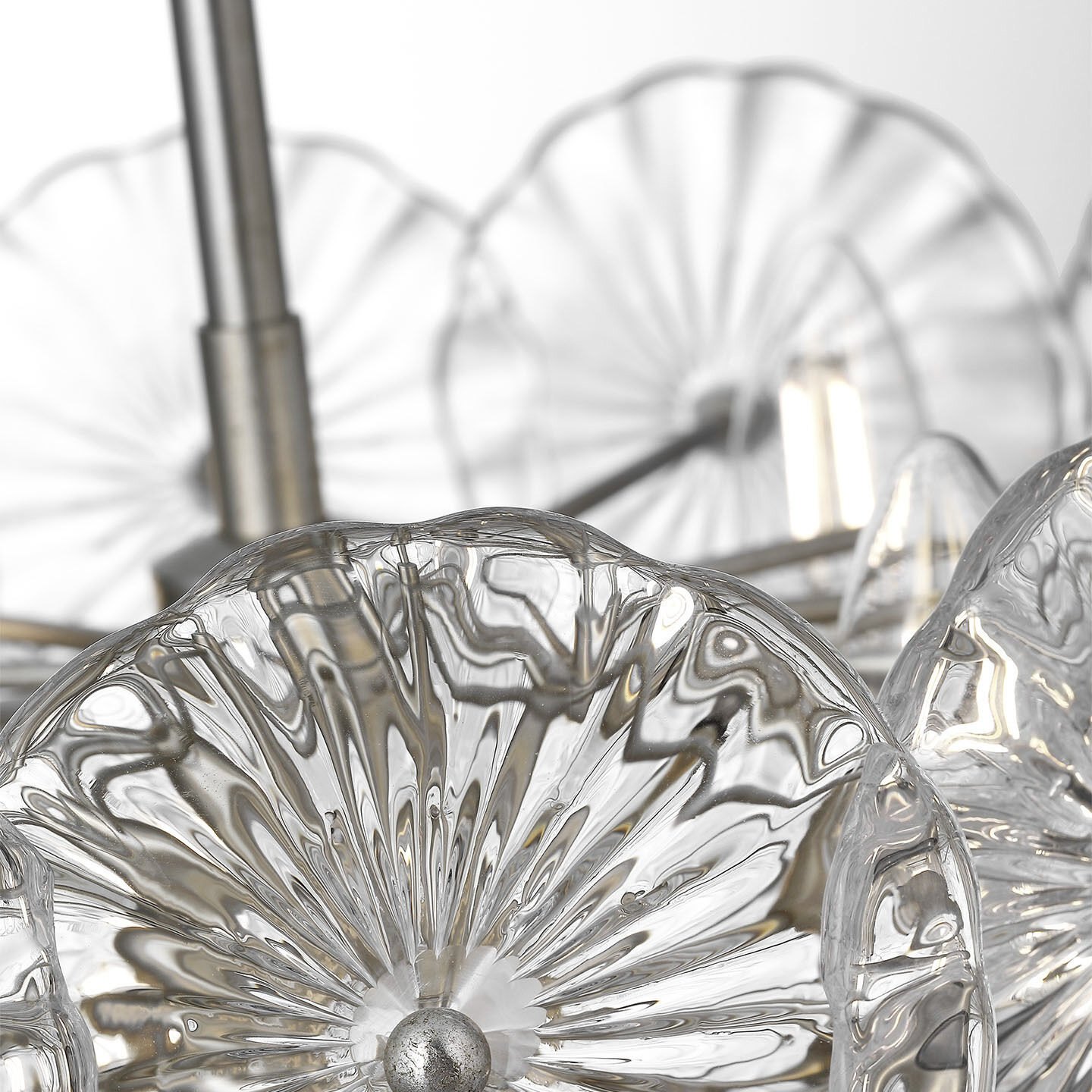 Julie Neill Gianna LED 24 inch Burnished Silver Leaf Chandelier Ceiling Light