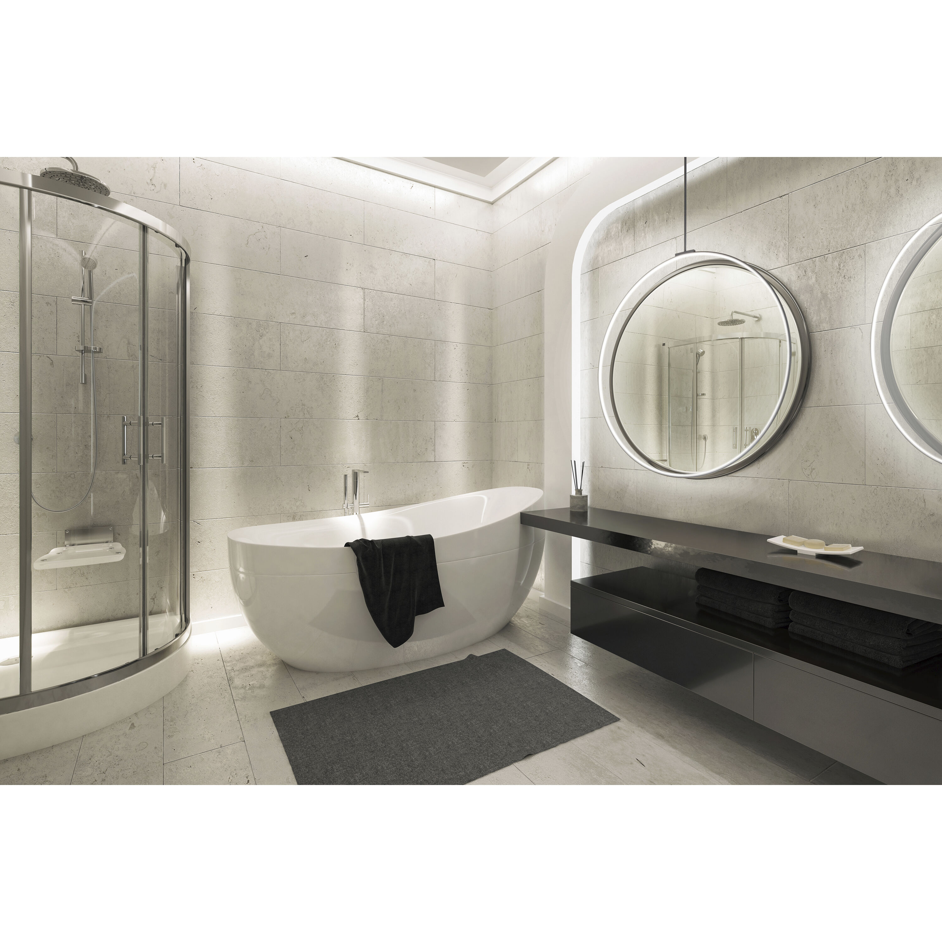 Cirque Pendant Ceiling Light in Black