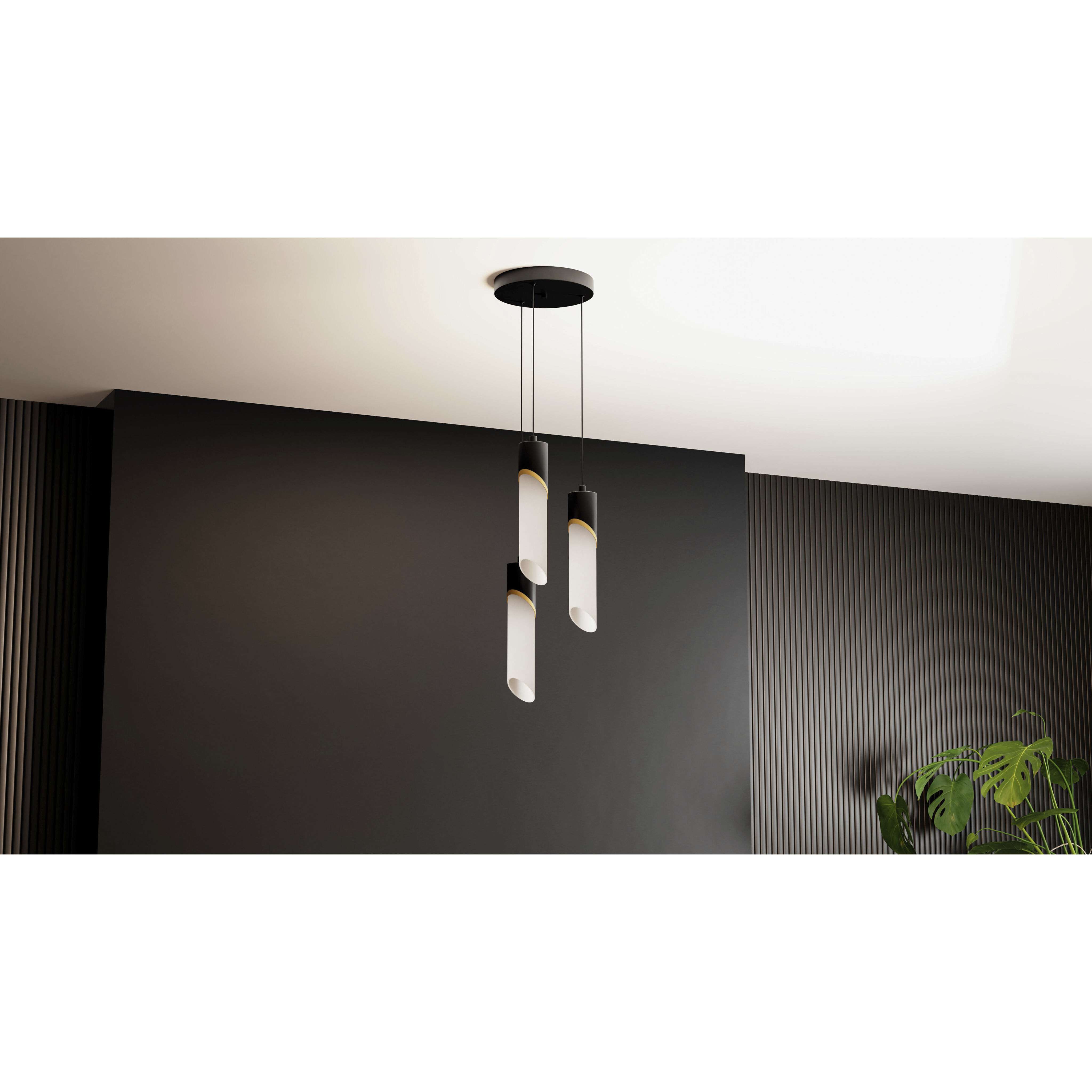 Alys LED 10 inch Matte Black Pendant Ceiling Light