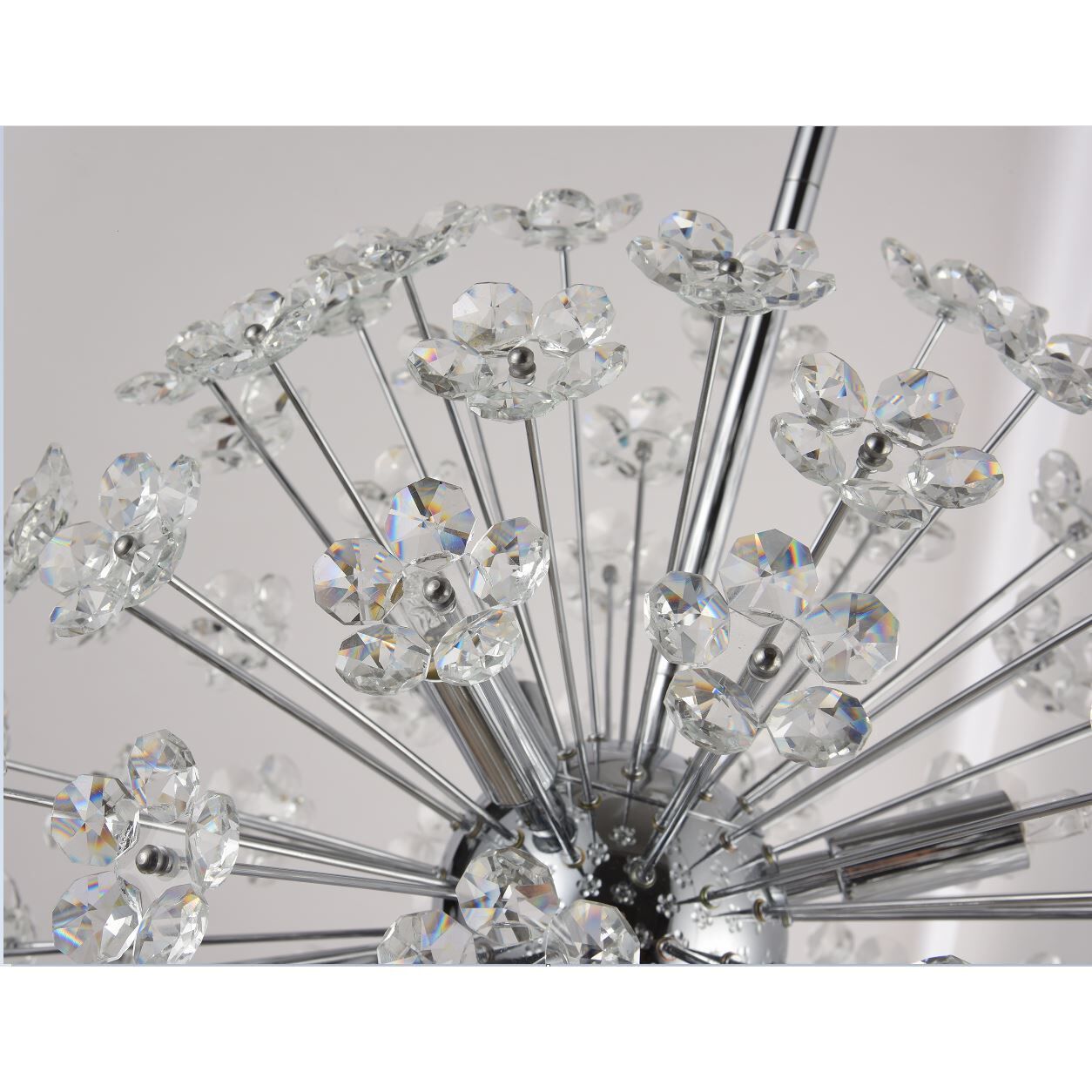 Canada 6 Light 15.75 inch Chrome Chandelier Ceiling Light