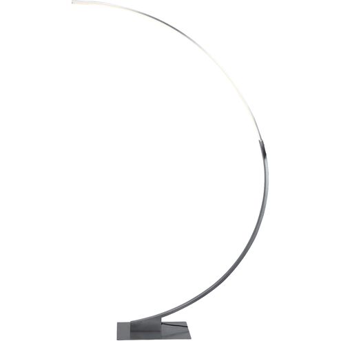 Cortina 74.25 inch 25 watt Brushed Grey Floor Lamp Portable Light