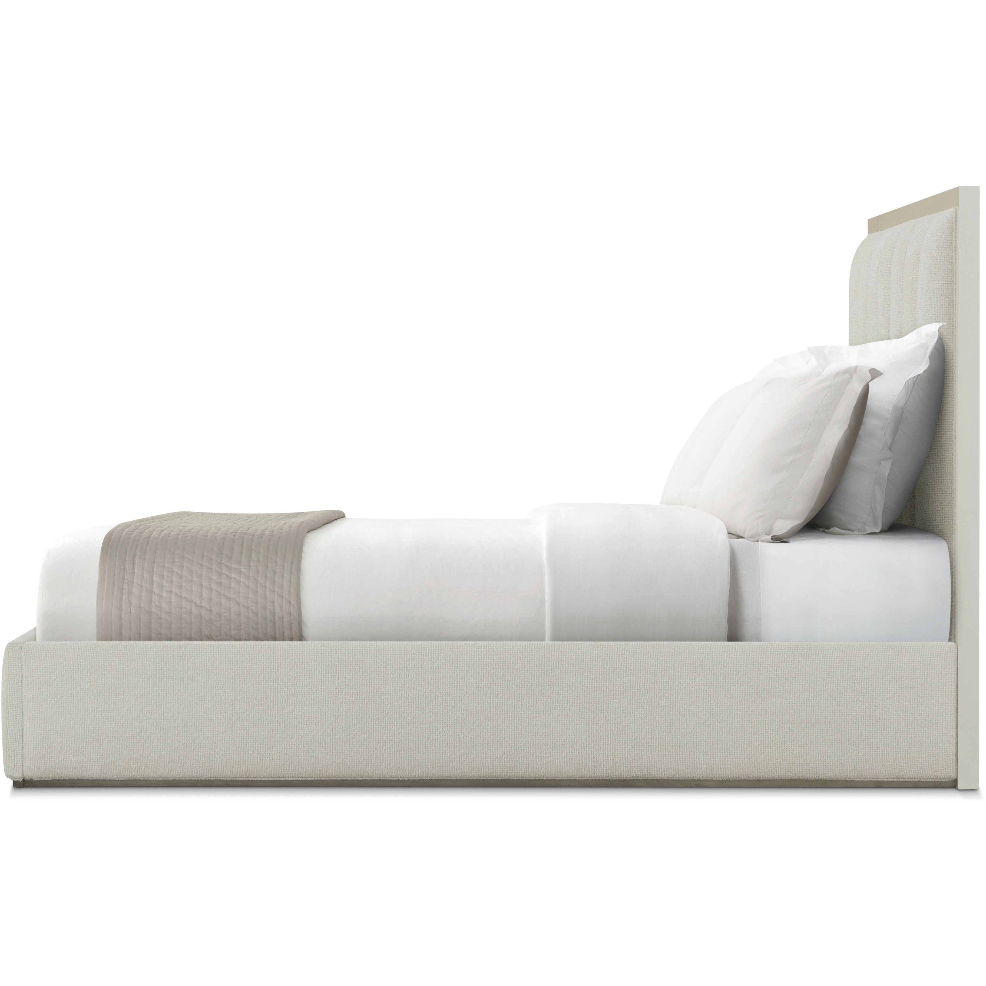 Panos US King Bed, Wooden, Upholstered