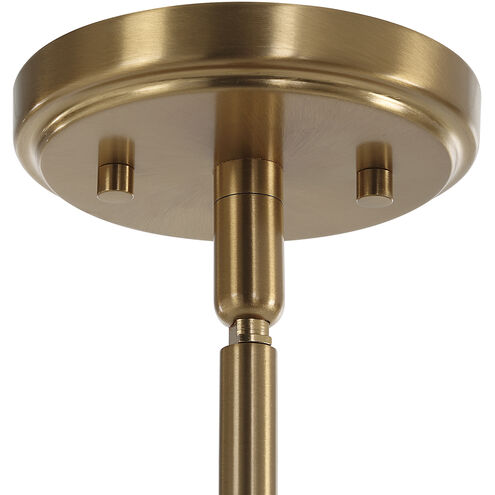 Lassen 8 Light 36 inch Warm Brass Chandelier Ceiling Light