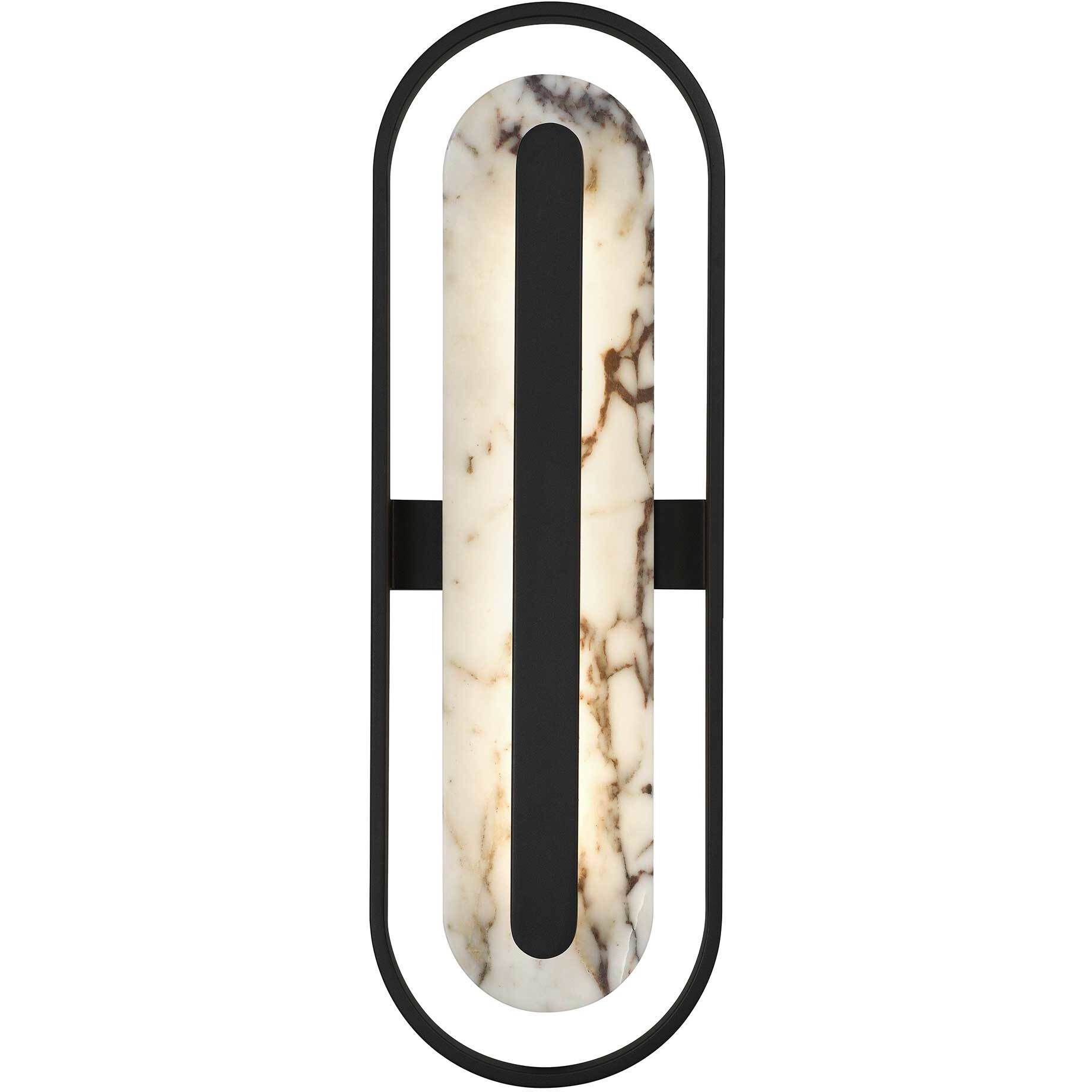 Roundabout LED 28 inch Sand Black Outdoor Wall Sconce