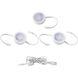 Line Voltage Puck Light LED White Button Light