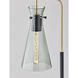 Walker 24 inch 40.00 watt Black and Antique Brass Desk Lamp Portable Light