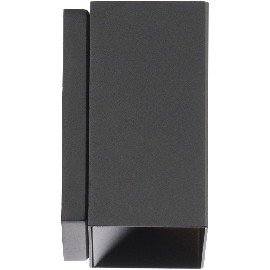 Boxi Wall Sconce Wall Light in 3500K, Black, dweLED