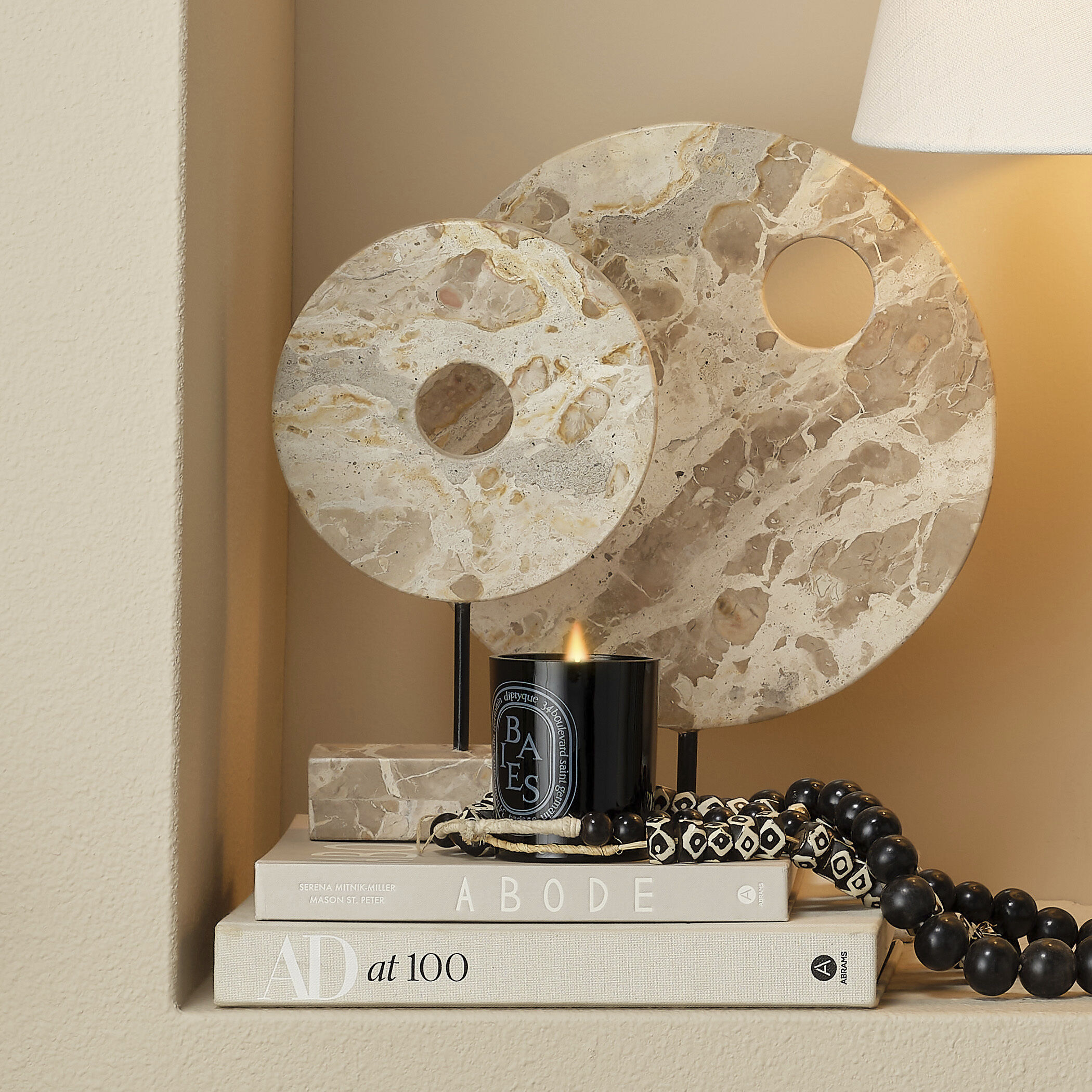 Soleil 13 X 8 inch Marble Stand Sculpture