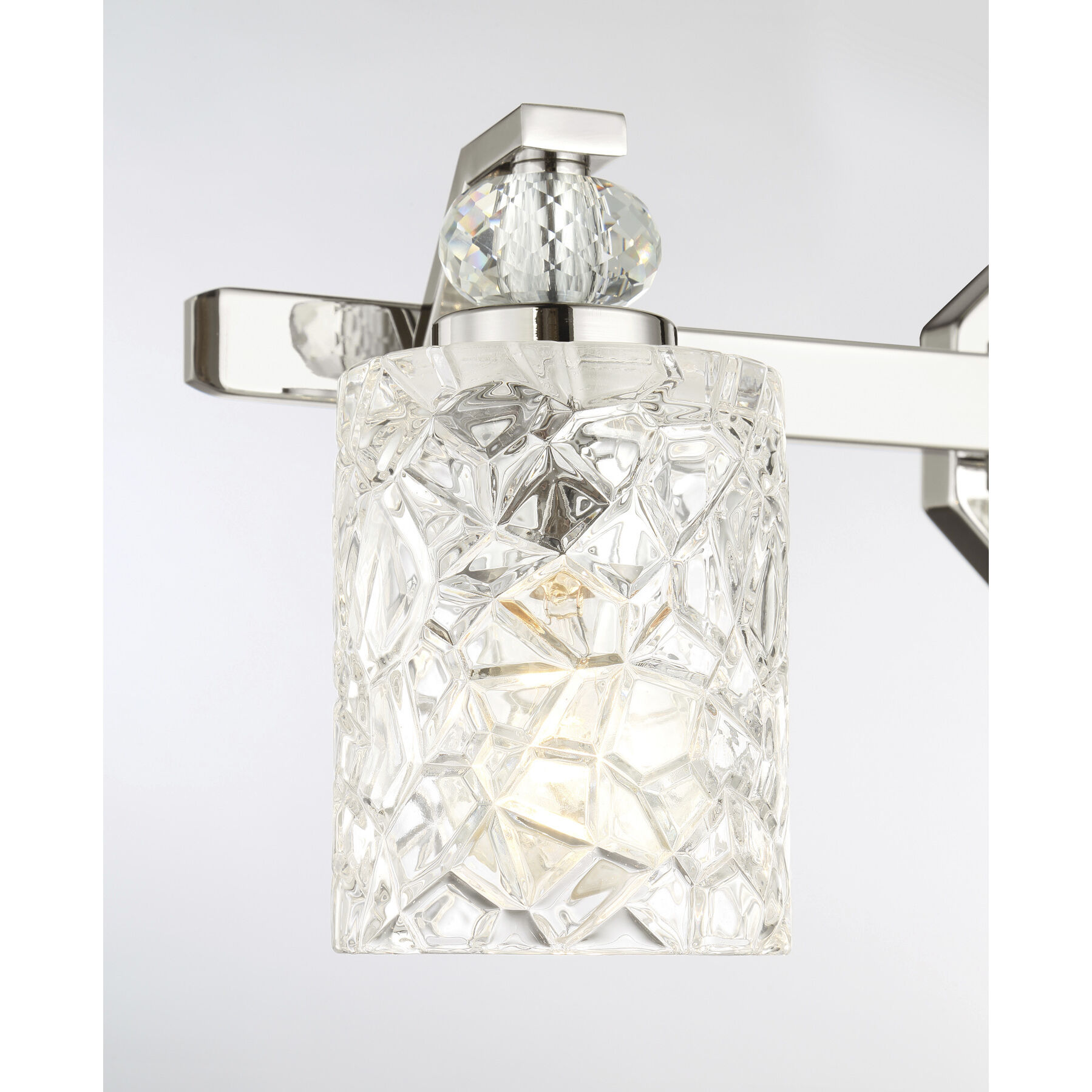 Crystal Kay 3 Light 24.5 inch Chrome Bath Vanity Wall Light