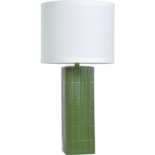 Matilda 31 inch 150 watt Green Table Lamp Portable Light