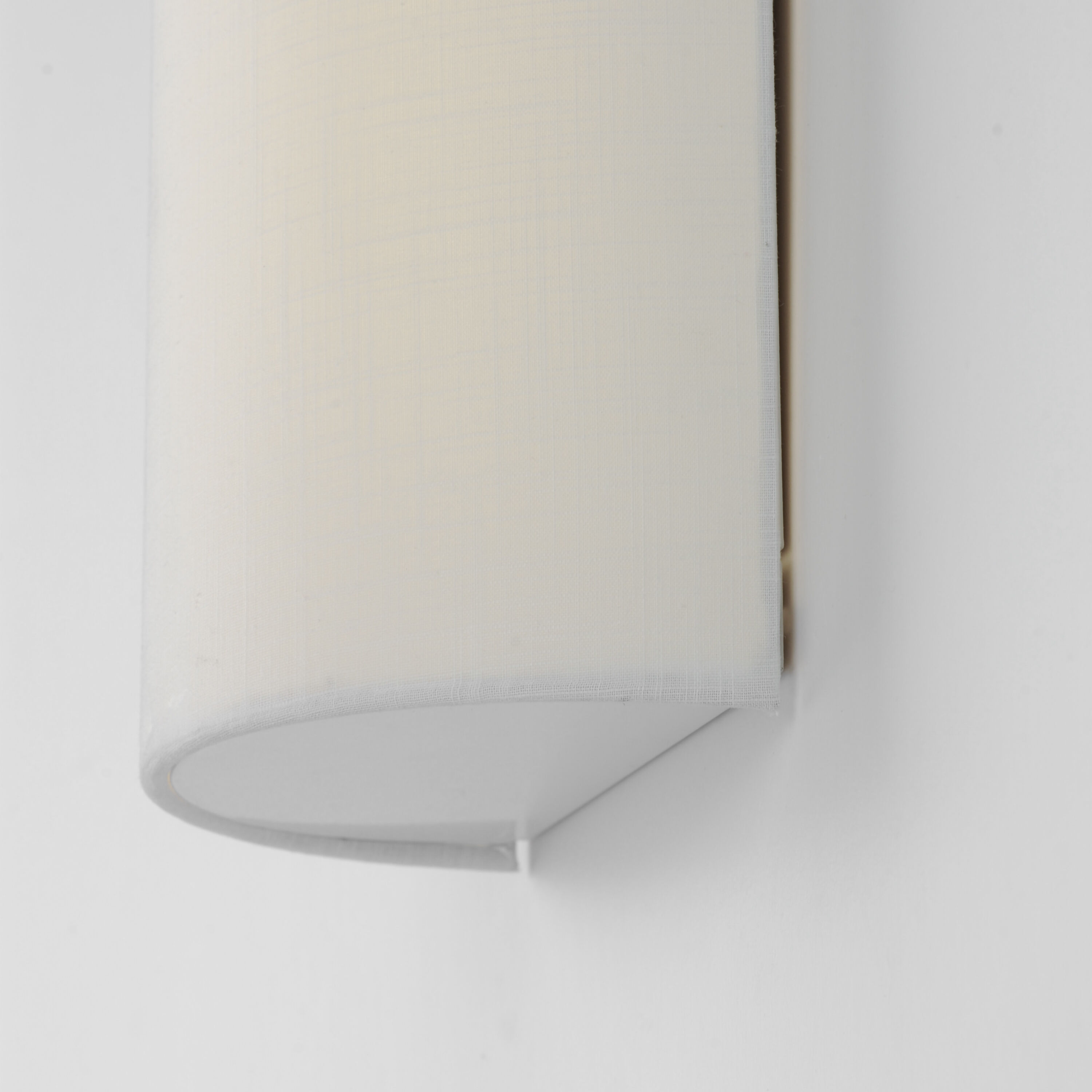 Prime LED 6 inch White Linen ADA Wall Sconce Wall Light