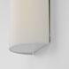 Prime LED 6 inch White Linen ADA Wall Sconce Wall Light