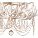 Cheyanne 12 Light 34 inch White Antler Chandelier Ceiling Light, Antler