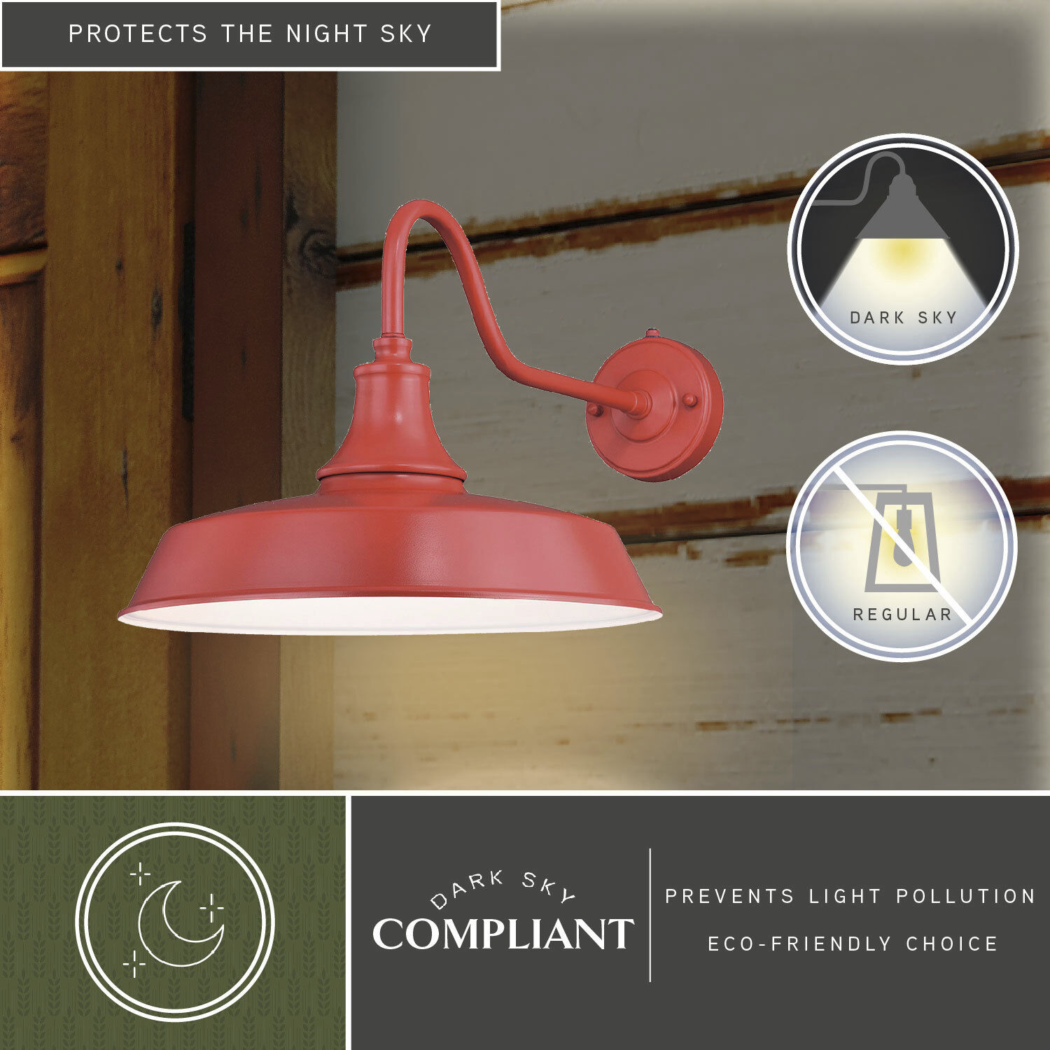 Dorado LED 12.25 inch Red and White Outdoor Wall