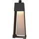 Revere 2 Light 32.4 inch Coastal Black and Coastal Burnished Steel Outdoor Sconce in Coastal Black/Coastal Burnished Steel, Large