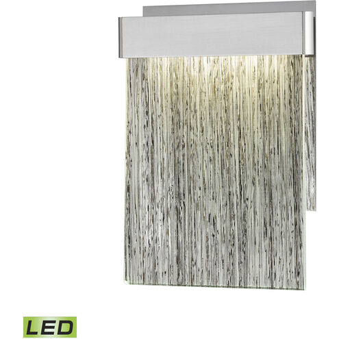 Meadowland LED 8 inch Silver with Polished Chrome Sconce Wall Light