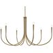 Layne 6 Light 50 inch Gold Chandelier Ceiling Light