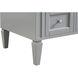 Park Avenue 48 X 35 inch Grey with Carrara White Marble Vanity Set in Gray