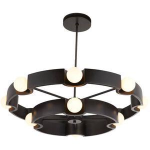 Hans 12 Light 44 inch English Bronze Chandelier Ceiling Light