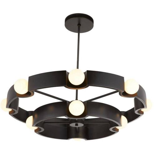 Hans 12 Light 44 inch English Bronze Chandelier Ceiling Light