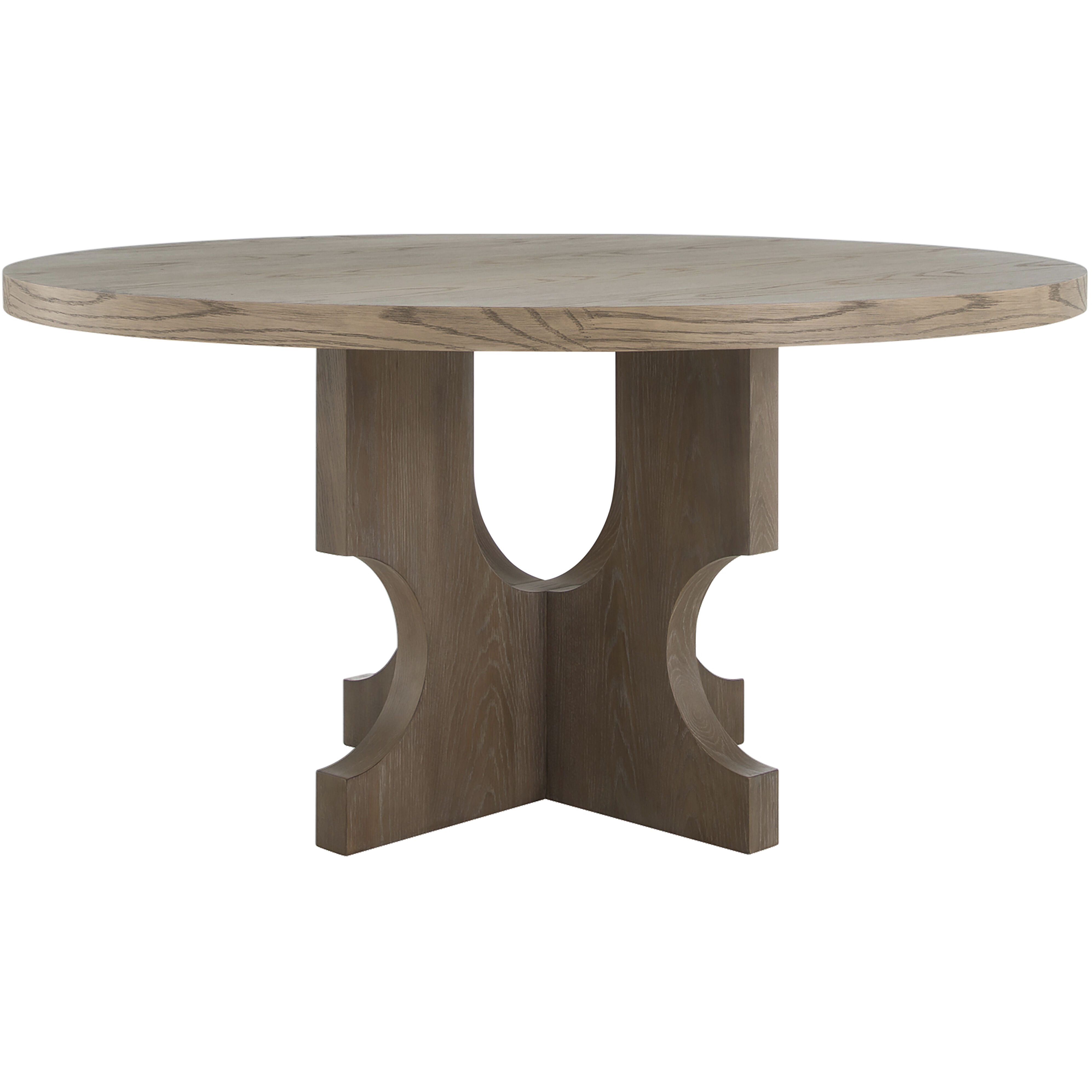 Sylvie 60 X 60 inch Cerused Natrual Dining Table