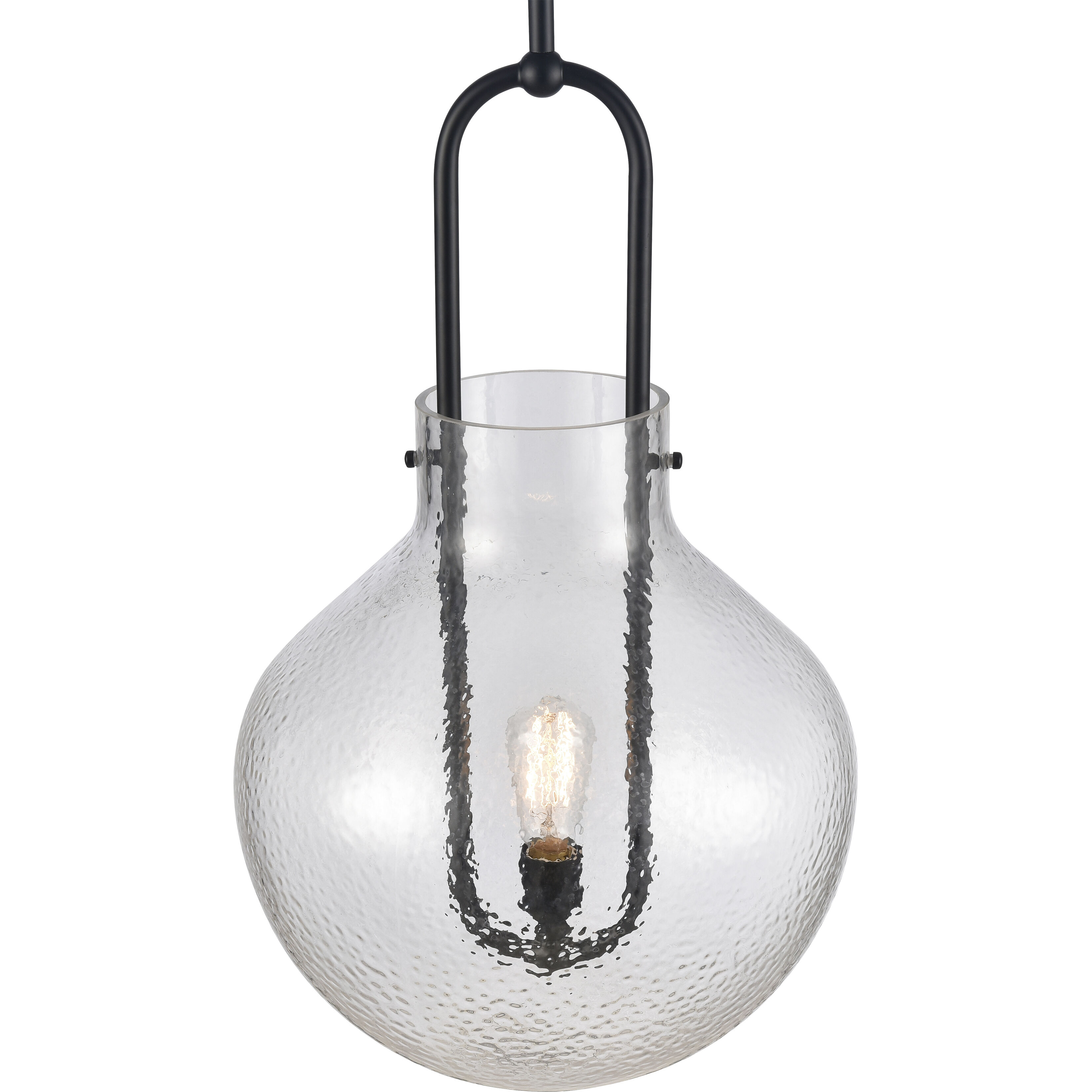Monica 1 Light 16 inch Matte Black Pendant Ceiling Light