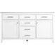 Lewis 60 X 22 X 34 inch White Vanity Sink Set