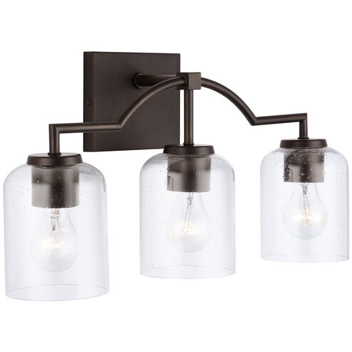Carter 3 Light 22 inch Bronze Vanity Light Wall Light