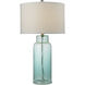 Glass Bottle 30 inch 150.00 watt Aqua Table Lamp Portable Light