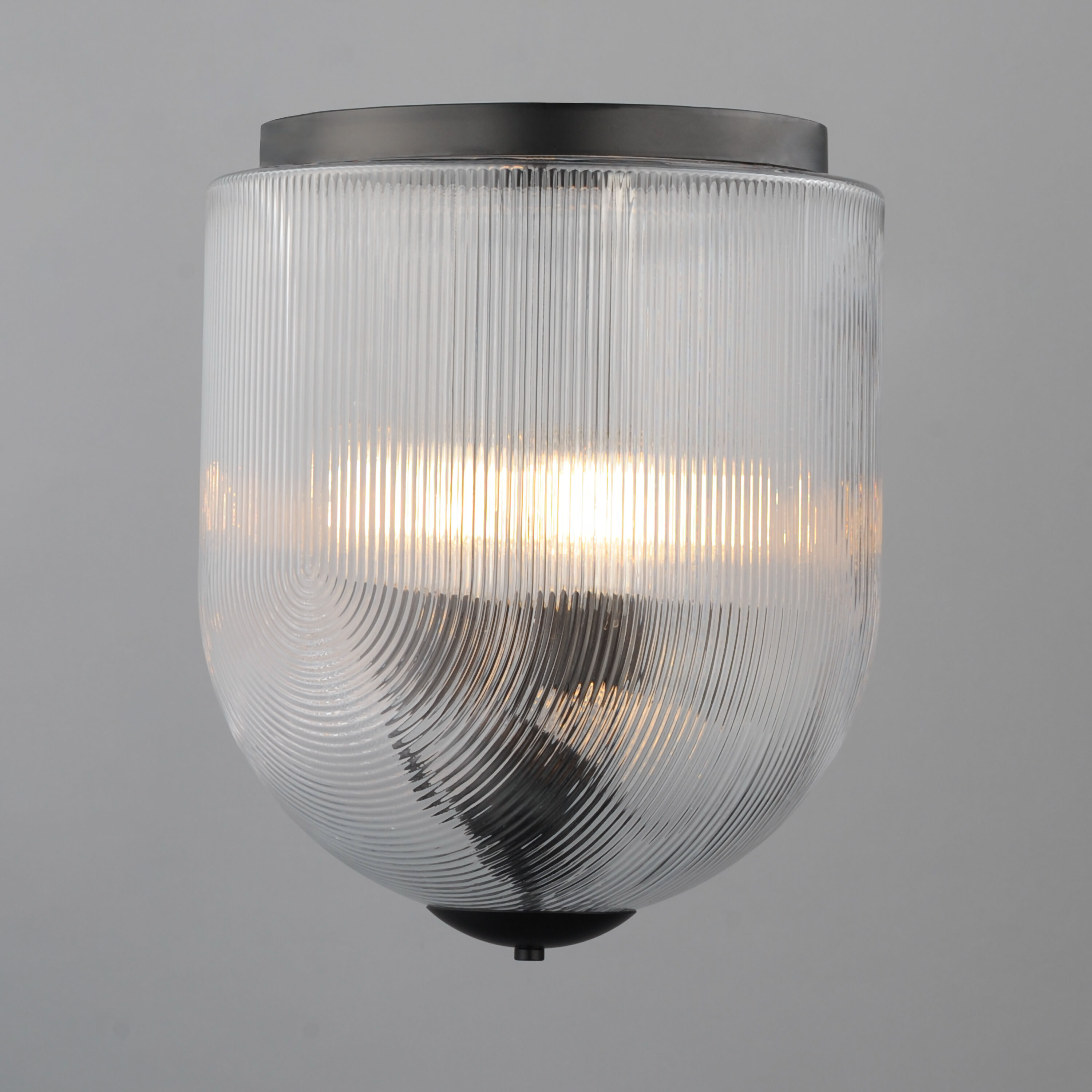 Dune 4 Light 15.75 inch Black Semi-Flush Mount Ceiling Light