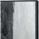 Obsidian I Black with Dark Blue Framed Wall Art