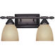 Apollo 2 Light 15.75 inch Bathroom Vanity Light