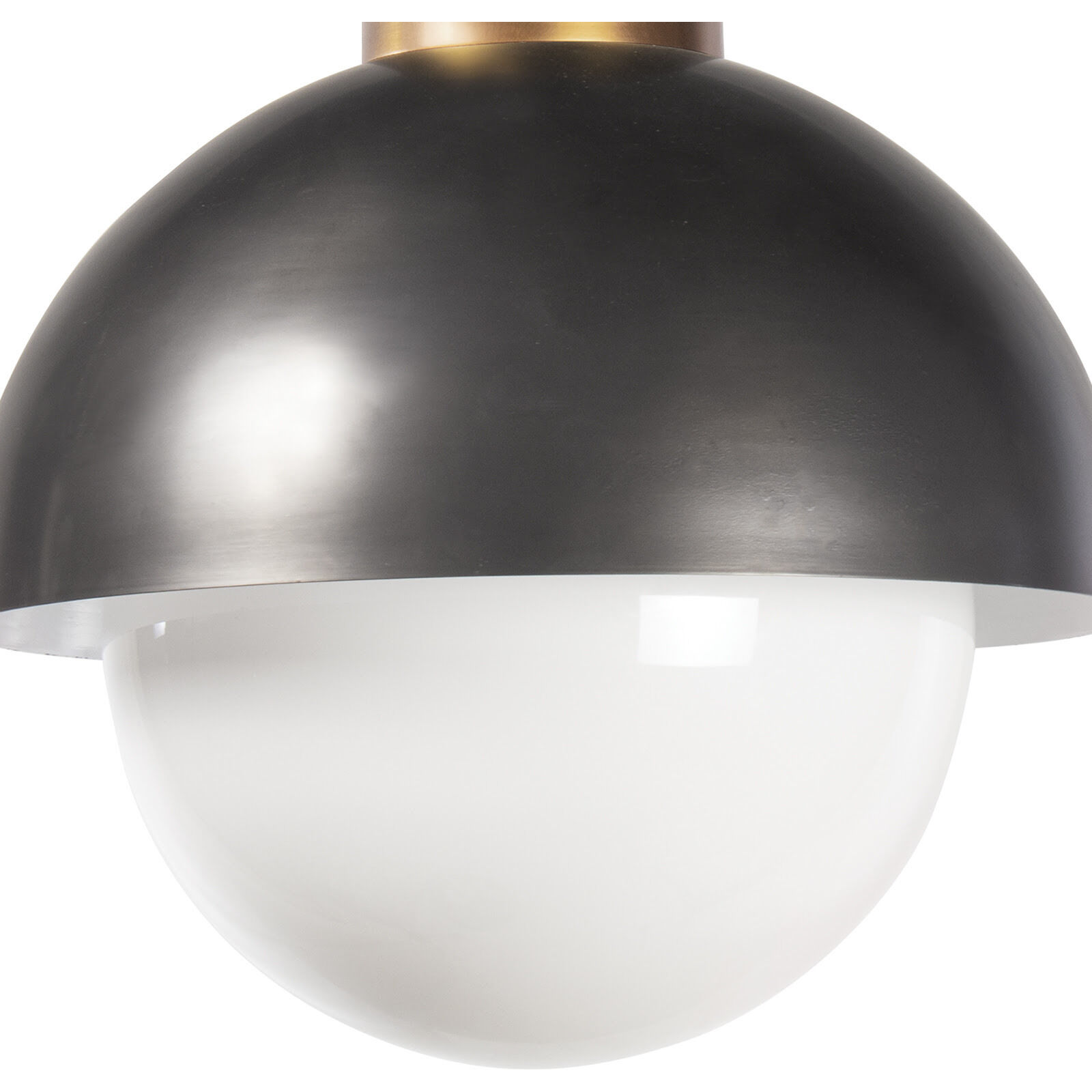 Montreux 1 Light 15.75 inch Oil Rubbed Bronze and Natural Brass Pendant Ceiling Light