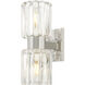 Danae Bath and Vanity Wall Light in Polished Nickel