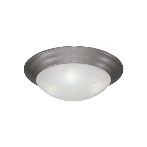 Lunar 3 Light 17 inch Pewter Flushmount Ceiling Light, Large