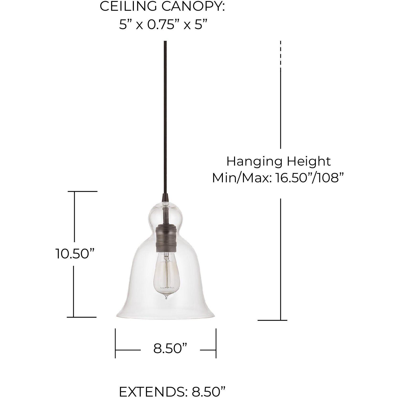 Ashlyn 1 Light 8.5 inch Burnished Bronze Pendant Ceiling Light