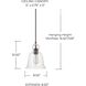 Ashlyn 1 Light 8.5 inch Burnished Bronze Pendant Ceiling Light