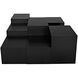 Stein 48 X 48 inch Matte Black Coffee Table