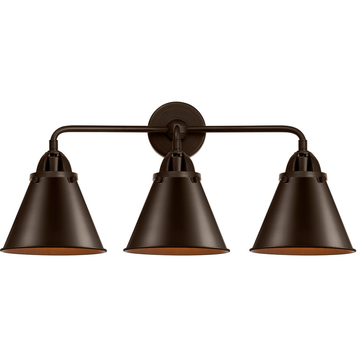 Nouveau 2 Appalachian 3 Light 26 inch Oil Rubbed Bronze Bath Vanity Light Wall Light