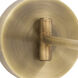 Delta LED Antique Brass Wall Lamp Wall Light