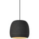 Sean Lavin Karam 1 Light 11.7 inch Black/Black Pendant Ceiling Light in Incandescent