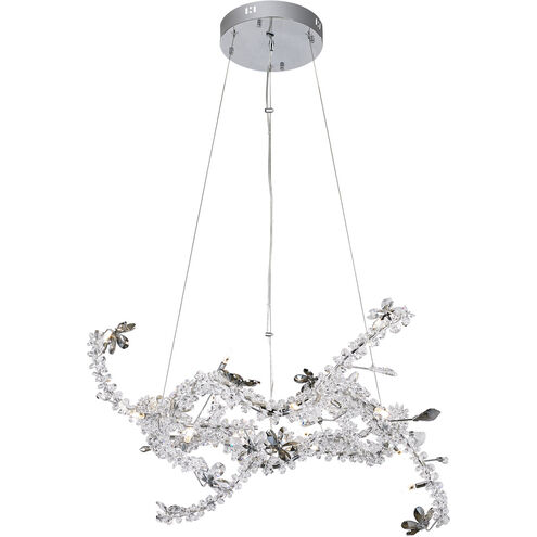 Canada 20 Light 30 inch Chrome Chandelier Ceiling Light