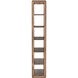 Idris Dark Walnut Bookcase
