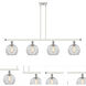Ballston Athens 4 Light 48 inch White and Polished Chrome Island Light Ceiling Light