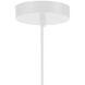 Entwined 1 Light 16 inch Matte White Pendant Ceiling Light