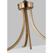 Geary 3 Light 18.63 inch Satin Brass Pendant Ceiling Light, Medium