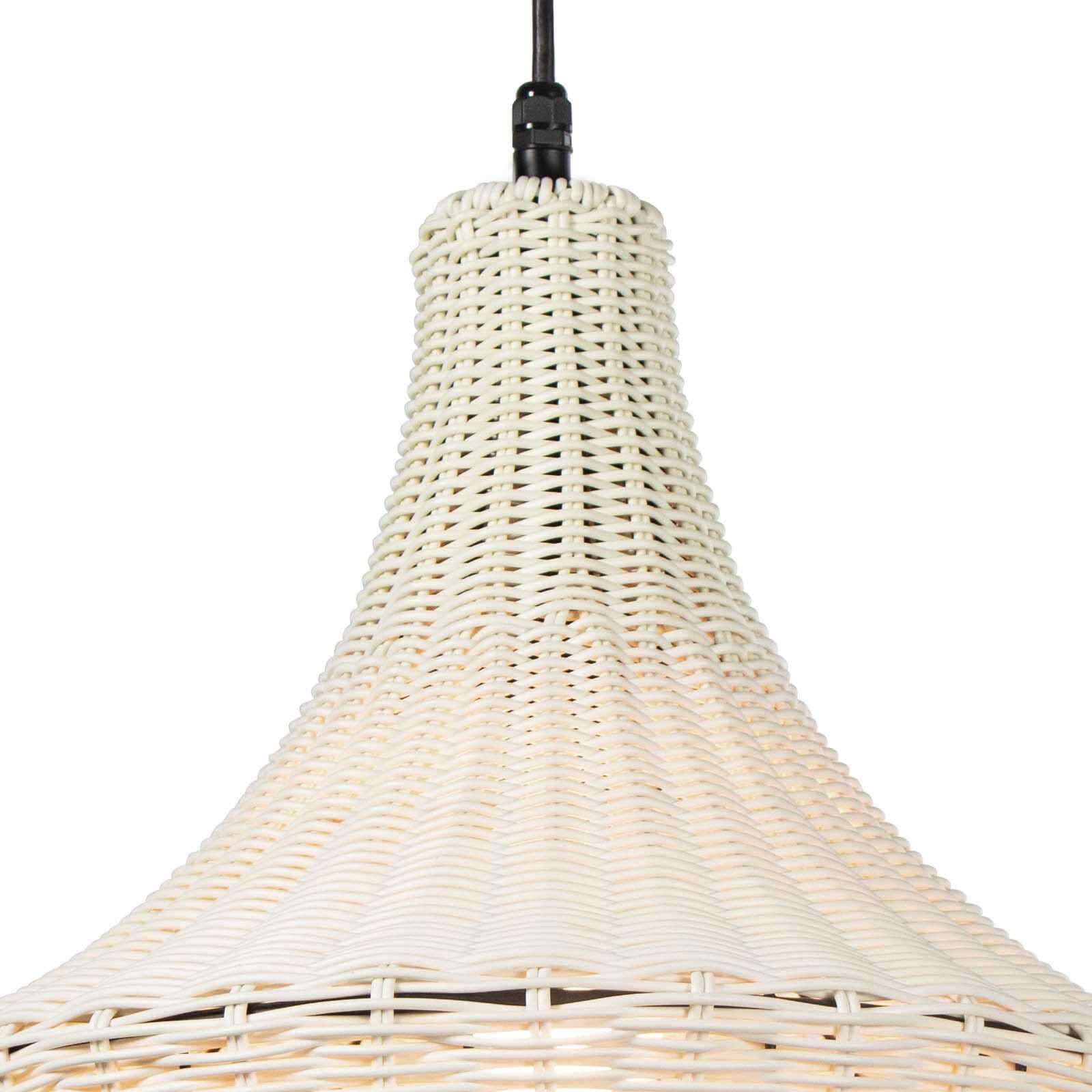 Vista 1 Light 17 inch White Outdoor Chandelier