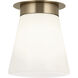 Albers LED 8.5 inch Champagne Bronze Flush Mount Ceiling Light in Brushed Gold and Champagne Bronze