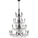 Brentwood 28 Light 40 inch Black Chandelier Ceiling Light