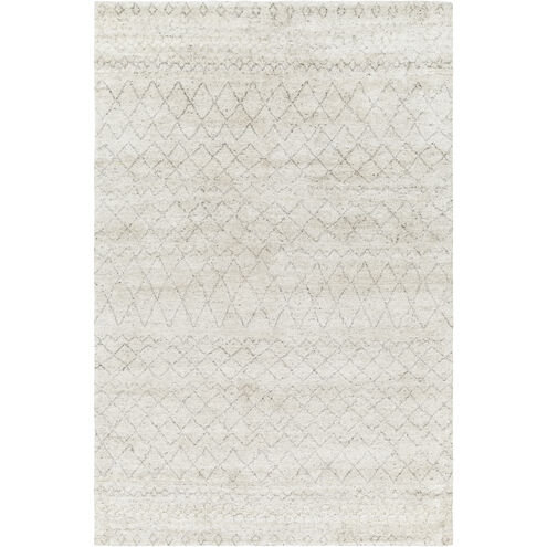 Zara 144 X 108 inch Light Gray Rug in 9 X 12, Rectangle